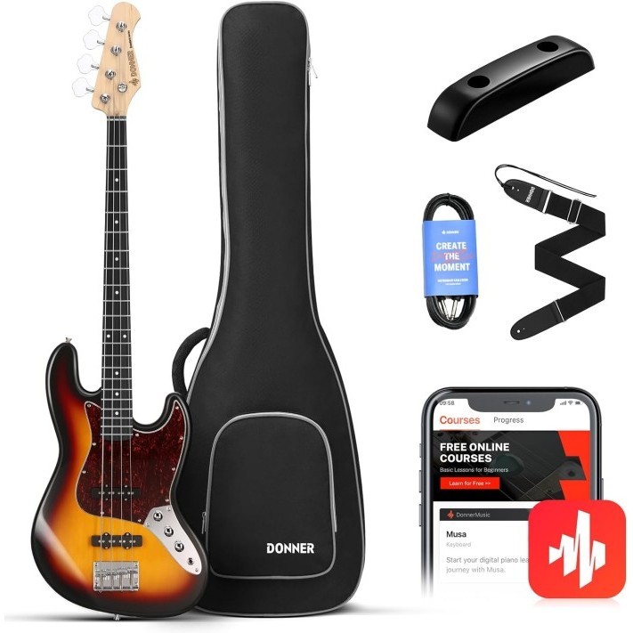Donner Djb - 510D Gitar Bass Elektrik