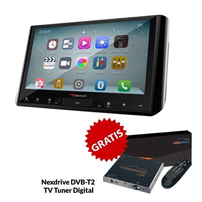 Nakamichi Na-3102I (10 Inch) Oem Expander Headunit Double Din (2 Din)