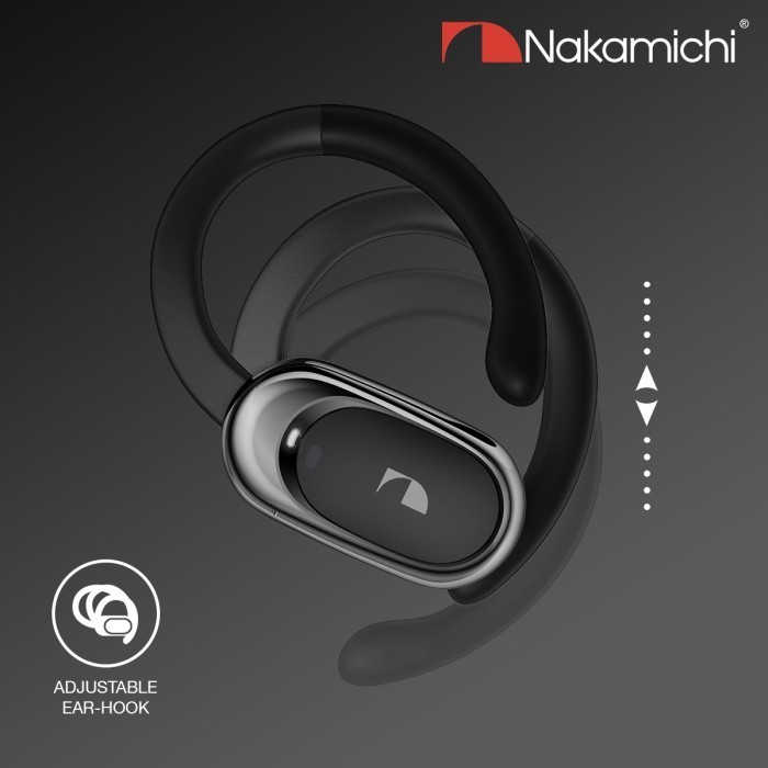 Nakamichi Op Tw005 Open Ear Hook True Wireless Bluetooth Earphone Tws Termurah Terlaris Promo