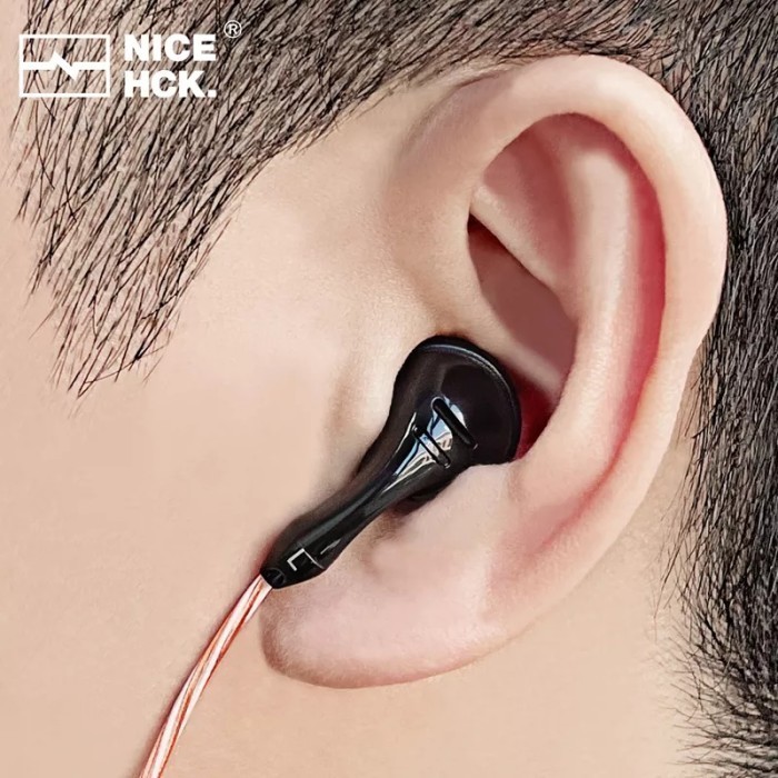 Nicehck B70 Earbud 14.8Mm Carbon Element Plated Driver Earphone Earbud Termurah Terlaris Promo