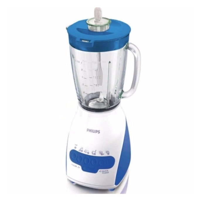 Philips Blender 2 Liter Kaca - Biru