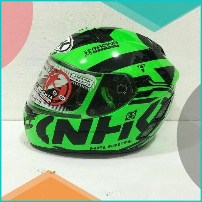 HELM NHK TERMINATOR CORAK HIJAU 19F3B2024 onderdil