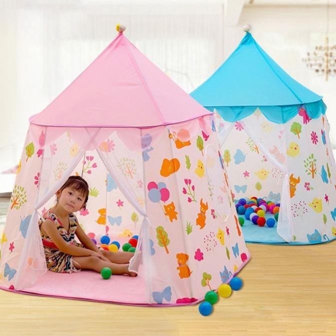 TENDA CAMPING BERMAIN ANAK 2 PINTU PRINCESS CASTLE T5402