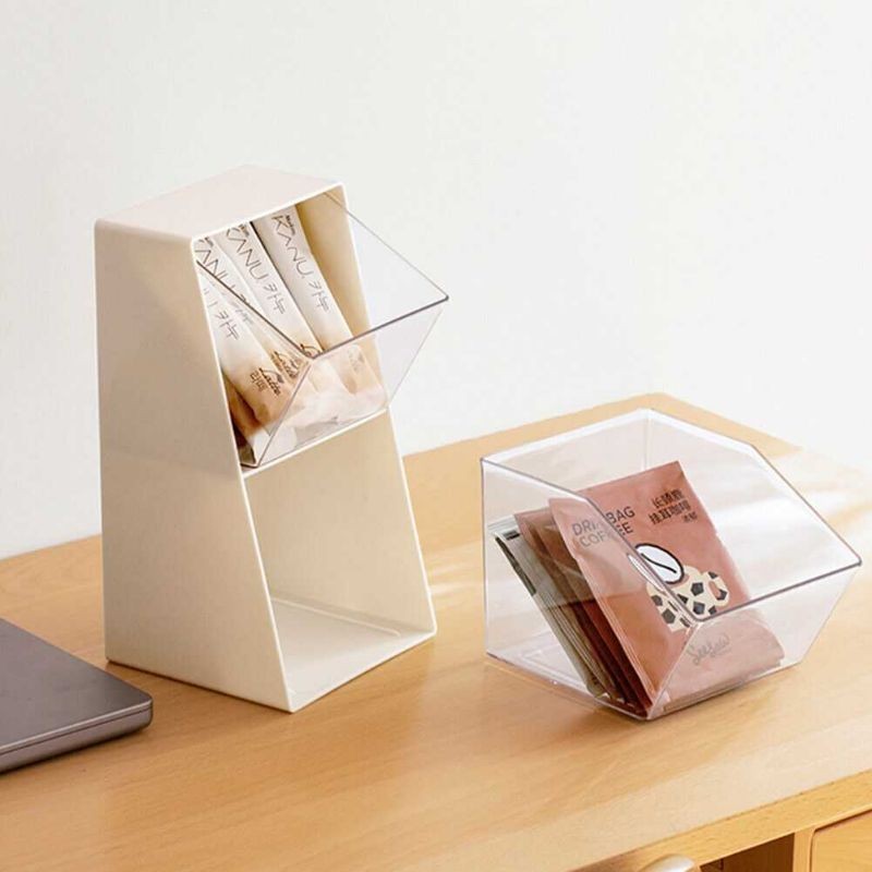 Rak Laci Meja Acrylic Penyimpanan Aksesoris Rak Susun Alat Tulis Aesthetic Minimalis