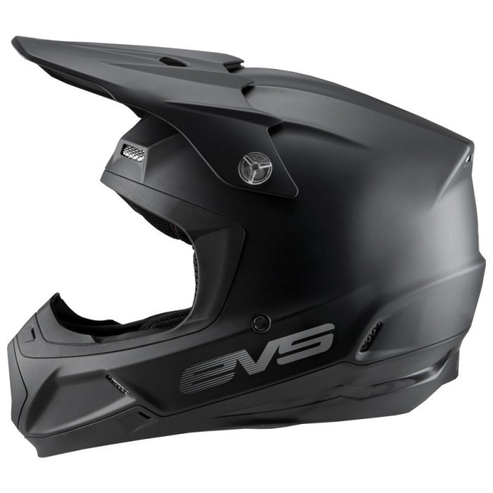 Helm Cross Evs T5 Helmet Solid Matte Black Size L Termurah Terlaris Promo