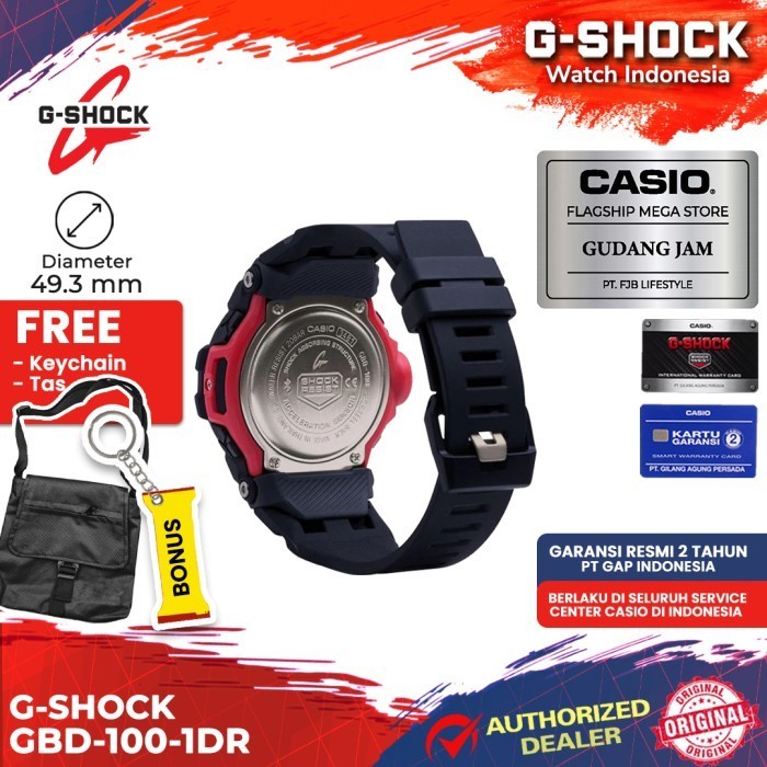 G-Shock Gshock Gbd-100-1Dr Gbd-100-1D Gbd-100 Gbd100 Gbd 100 Termurah Terlaris Promo