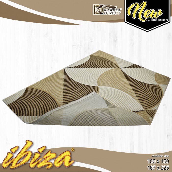 [Karpet Direct] Ibiza Karpet (Coklat) 167X225 Cm - Kode 45-9460