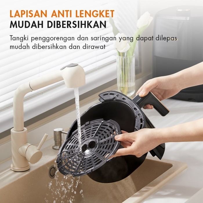Gaabor Air Fryer 4L Pengorengan Tanpa Minyak Low Watt