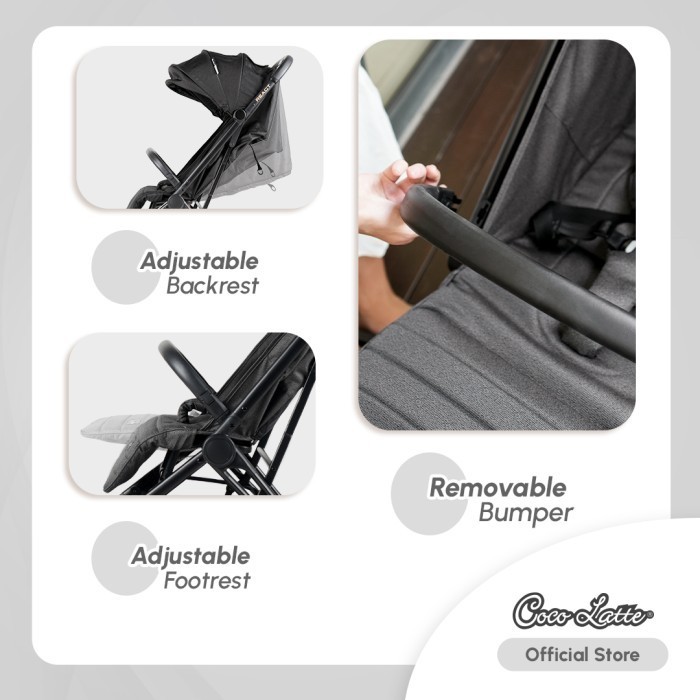 Cocolatte Stroller 2577 React Ultimate Autofold