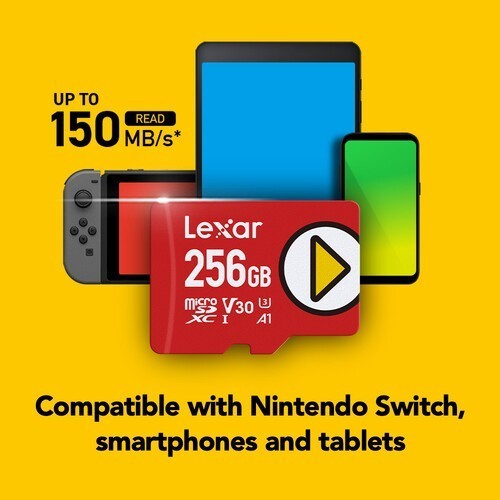 Lexar Play Microsdxc Uhs-I A1 256Gb - Micro Sd 256 Gb