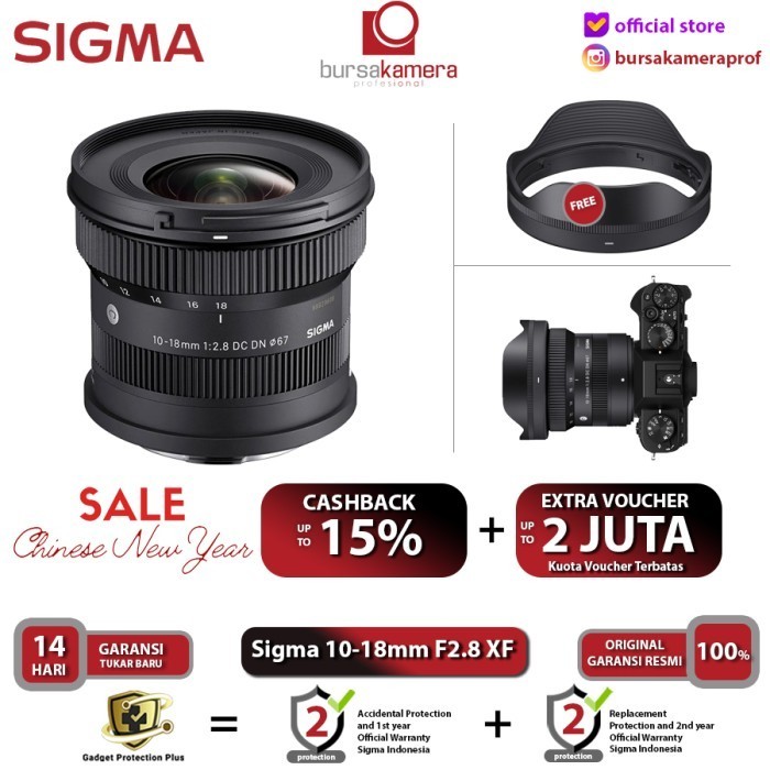 Sigma 10-18Mm F2.8 Fujifilm X Dc Dn Contemporary Fuji 10-18 Mm F/2.8