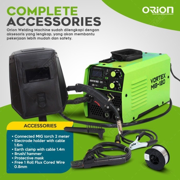 Mesin Las Orion Mesin Las Mig Orion - Vortex Mig120 Termurah Terlaris Promo