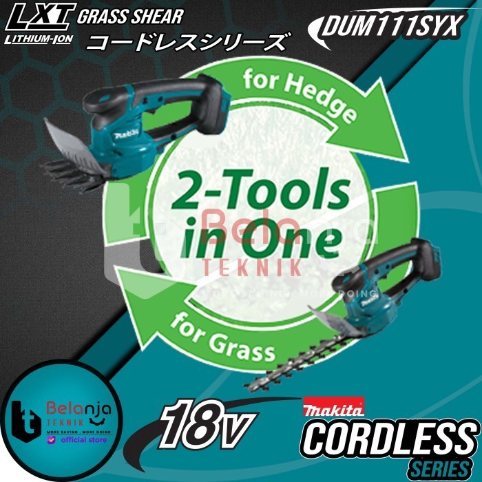 Makita Pemotong Rumput Dum 111 Syx Cordless 18V Trimmer Grass Shear