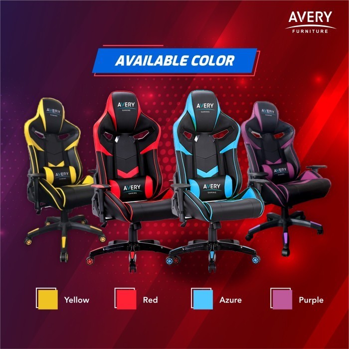 Ogc002 - Kursi Gaming Avery Dengan Back Support Termurah Terlaris Promo