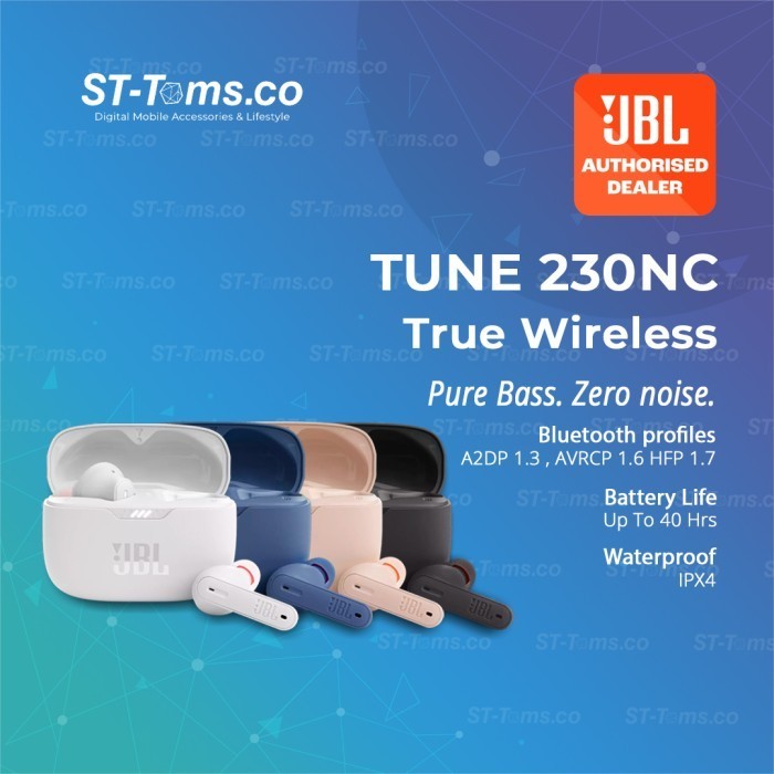 Jbl Tune 230Nc / Tune 230 Nc Tws True Wireless In-Ear Noise Cancelling