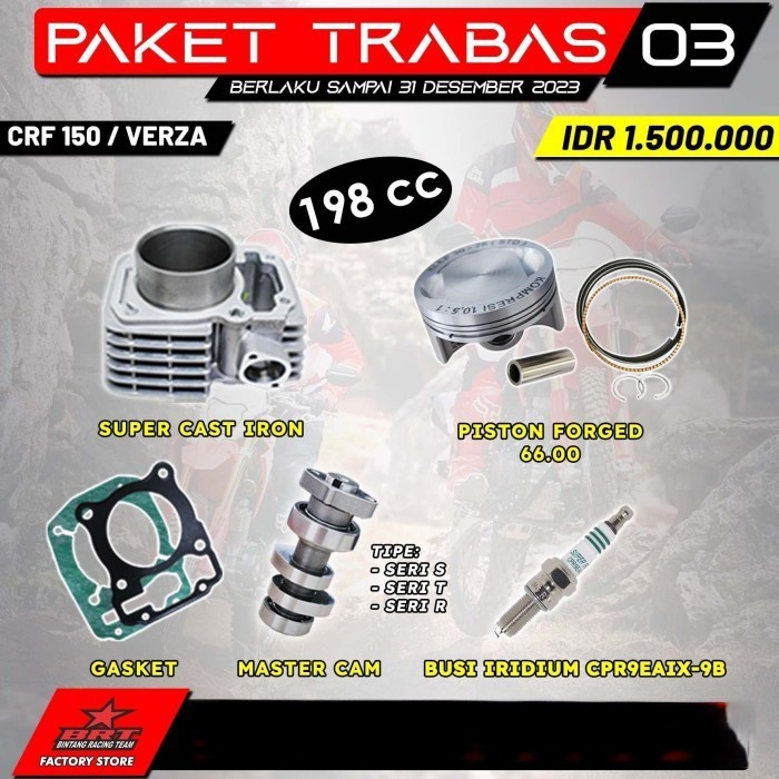 Original Brt Paket Trabas 5 Crf 150