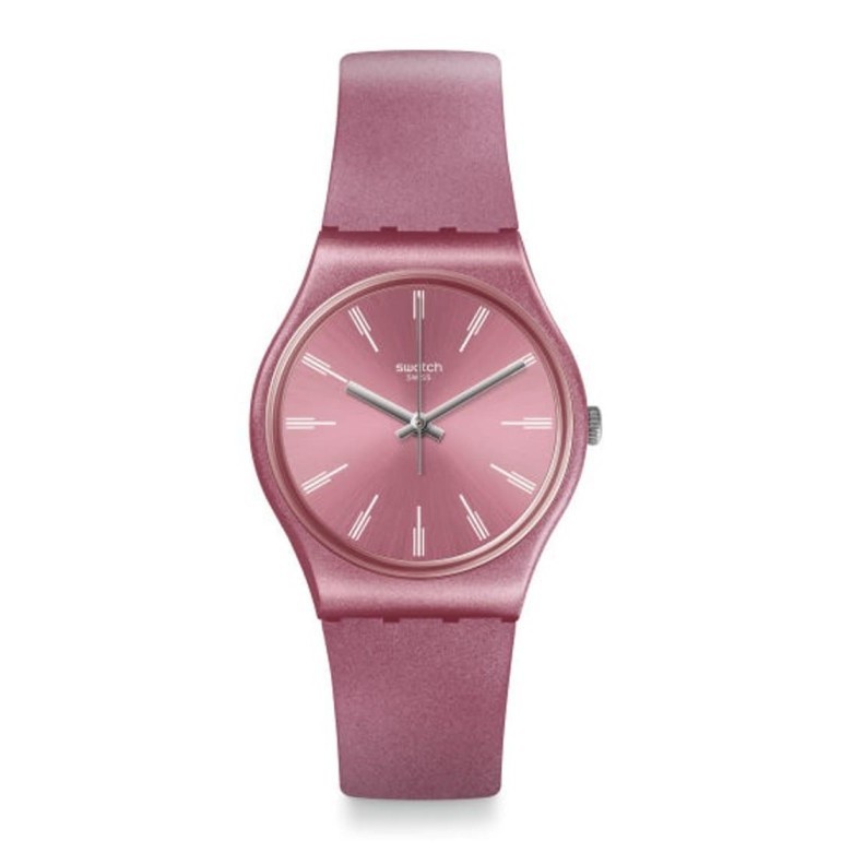 Swatch Gp154 - Jam Tangan Wanita - Pink Pastel Swiss Made Original