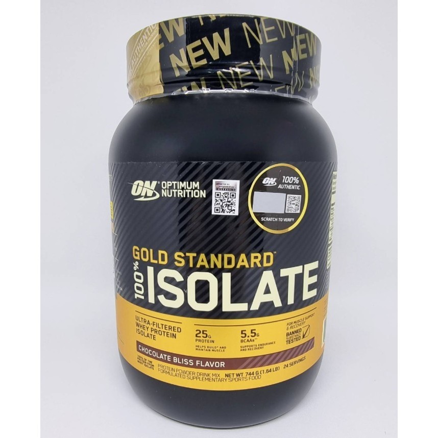 WHEY GOLD STANDARD ISOLATE 1,64 LBS ON OPTIMUM NUTRITION PROTEIN ISO