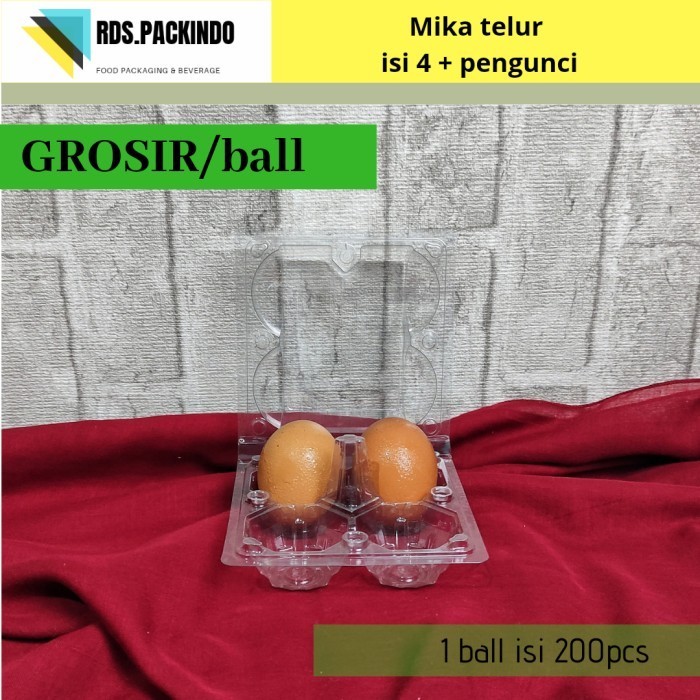 MIKA TELUR ISI 4 + PENGUNCI // GROSIR