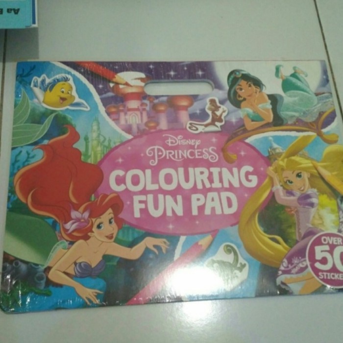 

Disney Princesses In This Giant Coloring Pads Book Mewarnai Besar