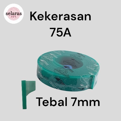 

Karet Rakel Sablon Hijau Papak 50X7X400 Kekerasan 75A