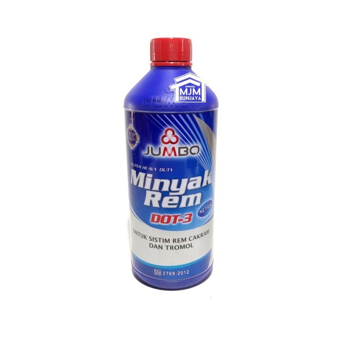 Brake Fluid DOT 3 Netral Minyak Rem Merah Motor Mobil 1 Liter 1L