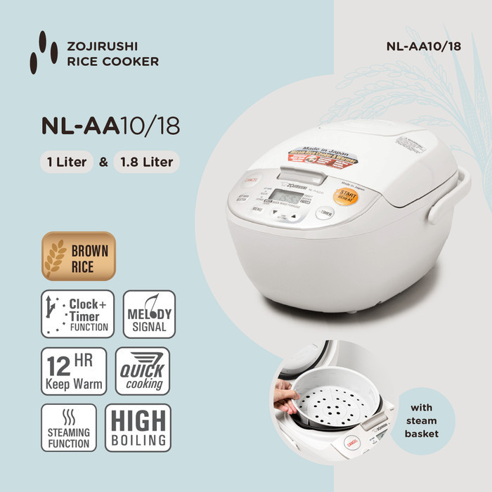 Rice Cooker 1 Liter Zojirushi Nl-Aa10 Made In Japan Termurah Terlaris Promo