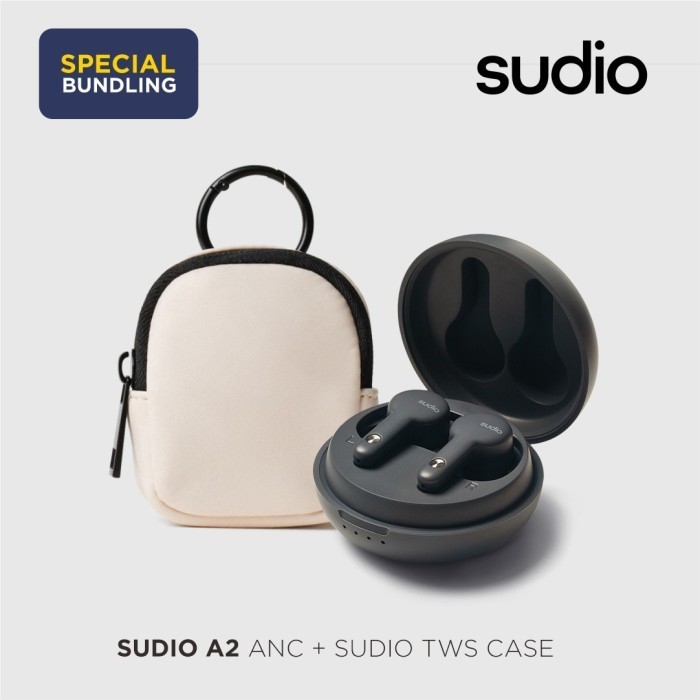 Sudio A2 Anthracite Tws - In-Ear Active Noise Cancelling
