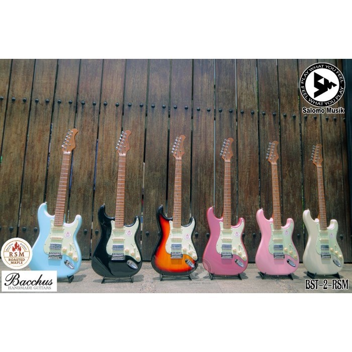 Gitar Elektrik Bacchus Bst 2Rsm Roasted Mapple Series
