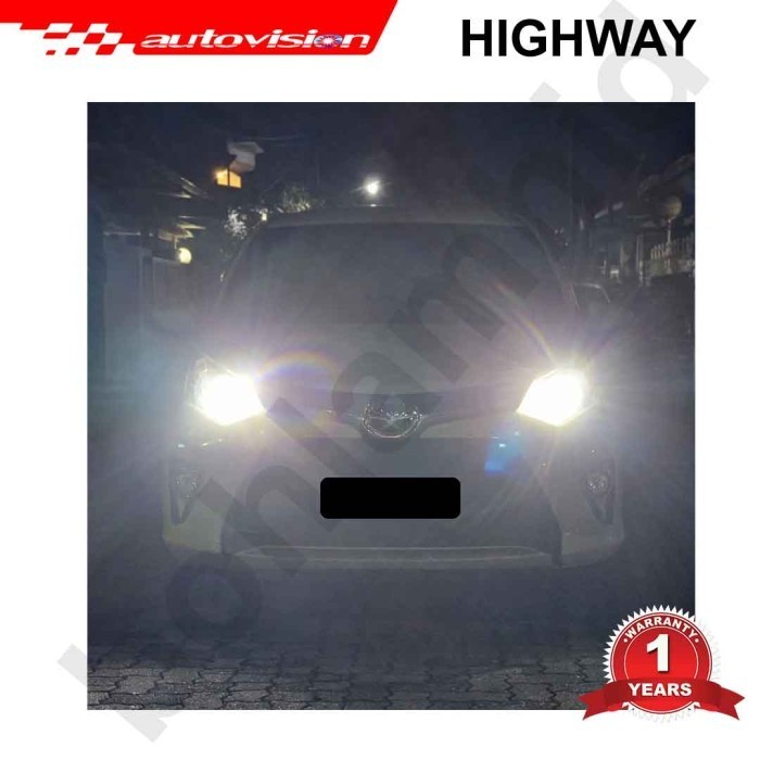 Lampu Mobil Led Hir2 9012 52W Autovision Highway Putih Garansi 1 Tahun