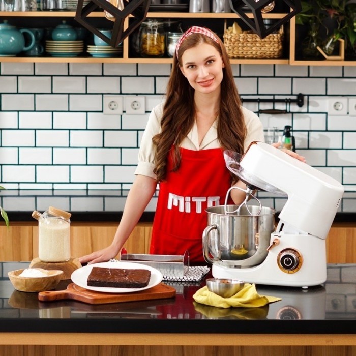 Stand Mixer Mito Mx-700 Stainless Bowl Kapasitas Besar 7 Liter