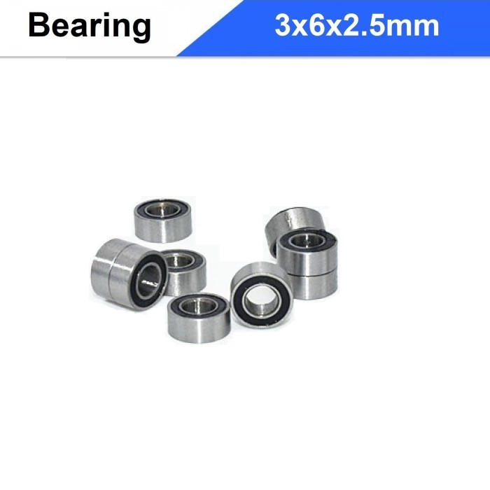 Bearing RCMini 3x6x2.5 / 2,5 mm As roda Axle Gardan WPL MN
