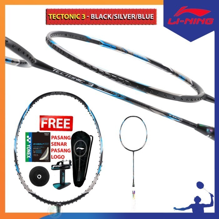 Lining Tectonic 3 R Series 5U Raket Badminton Original