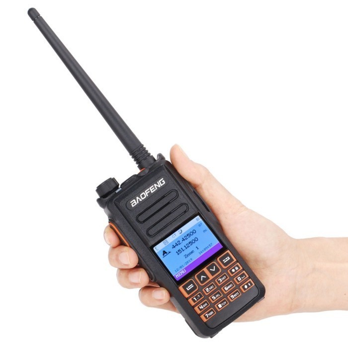 Baofeng Dm-X Ht Dual Band Digital Analog Ori Baru Garansi Gps Sms Dmr