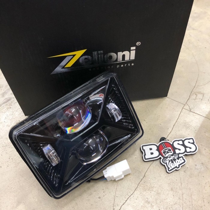 Headlamp Led Daymaker Zelioni Smoke Vespa S