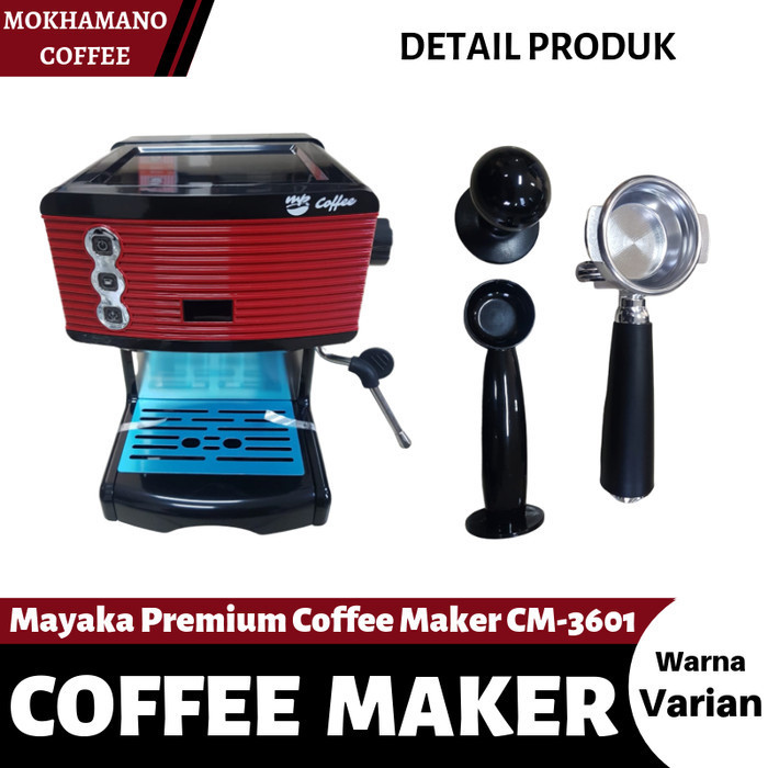 Mayaka Mp Coffee Espresso Machine Mesin Kopi Semi Otomatis Cm-3601 Cr