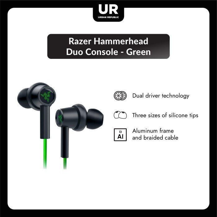 Razer Hammerhead Duo Console - Green