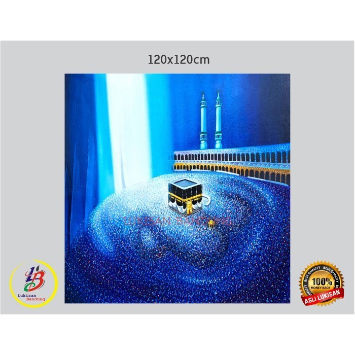 Lukisan Kanvas Cahaya Kabah