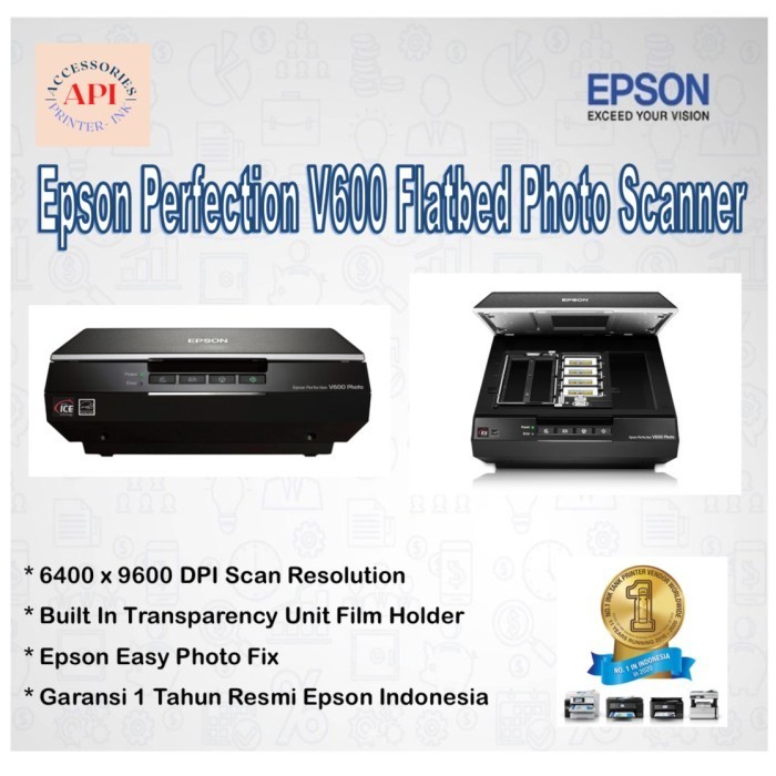 Scanner Epson Perfection V600 Flatbed Photo - Bisa Scan Negative Film