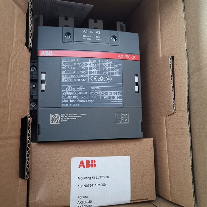 Abb Contactor 260Amper 1No 1Nc Ax260-30-11-80 220-230V 1Sfl547074R8011
