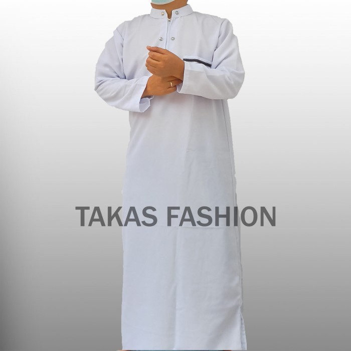 Jubah Pria Al Haramain 2PCS jubah LUARAN + jubah DALAM pria / jubah gamis pria arab TERLARIS - DALAM