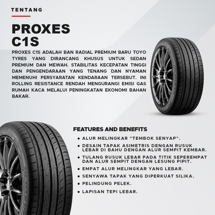 Toyo Tires Proxes C1S 205/55 R16 94W Ban Mobil