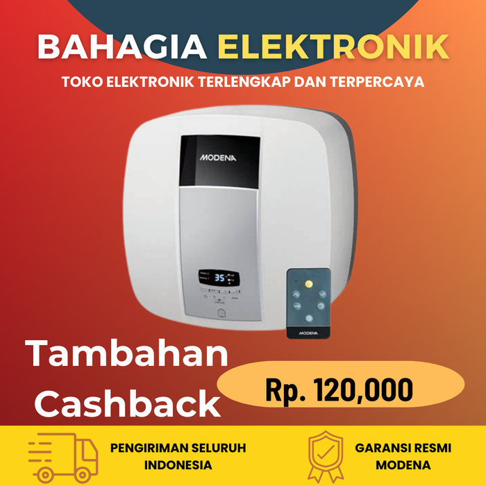 Modena Es 10Dr - Water Heater Listrik Dengan Remote 10 Liter