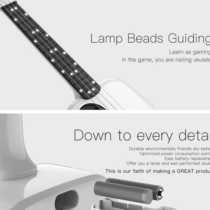 Populele 2 23 Inch With Led Bluetooth Usb - Smart Ukulele