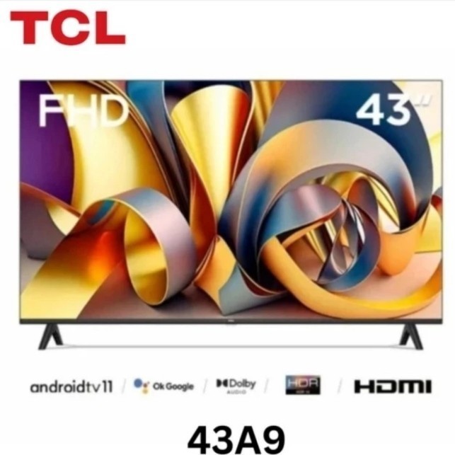 Tv Led 43 Inch Android Fhd Tcl 43A9 New 2023 Termurah Terlaris Promo