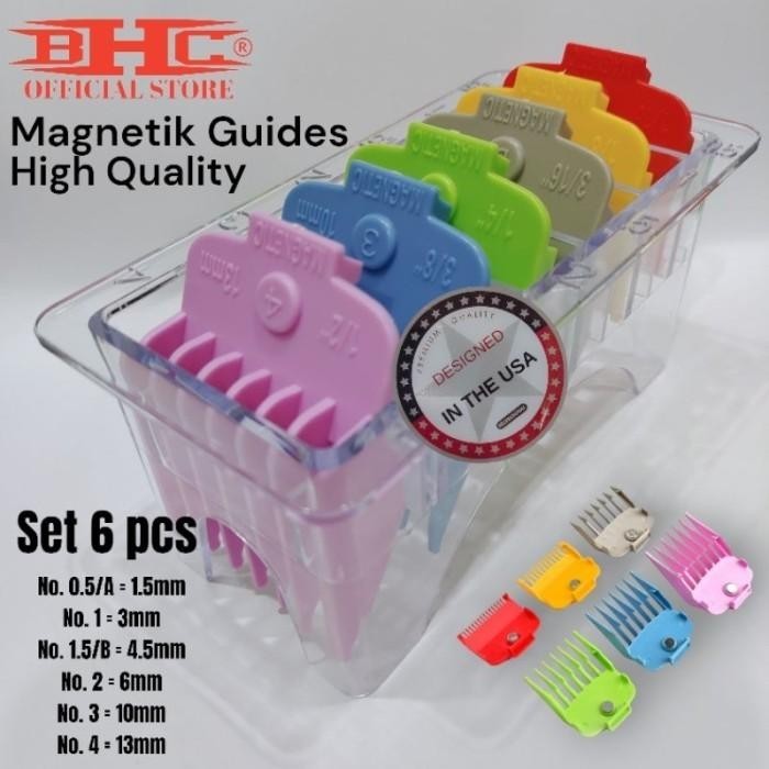 Magnetik Guard Comb / Sepatu Ukuran Mesin Cukur Rambut All Type / Wmar