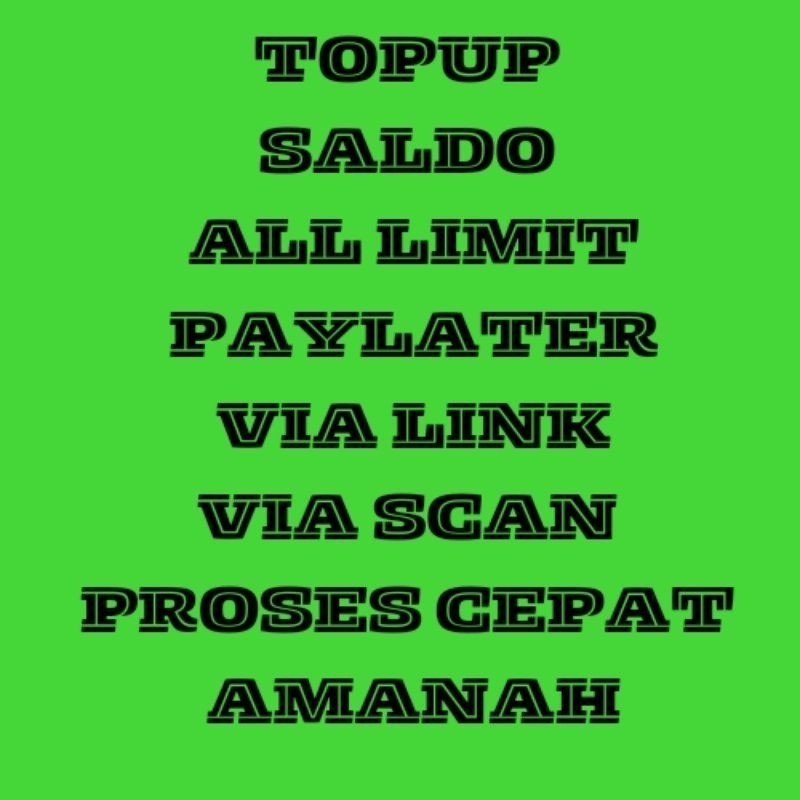 

Topup Saldo
