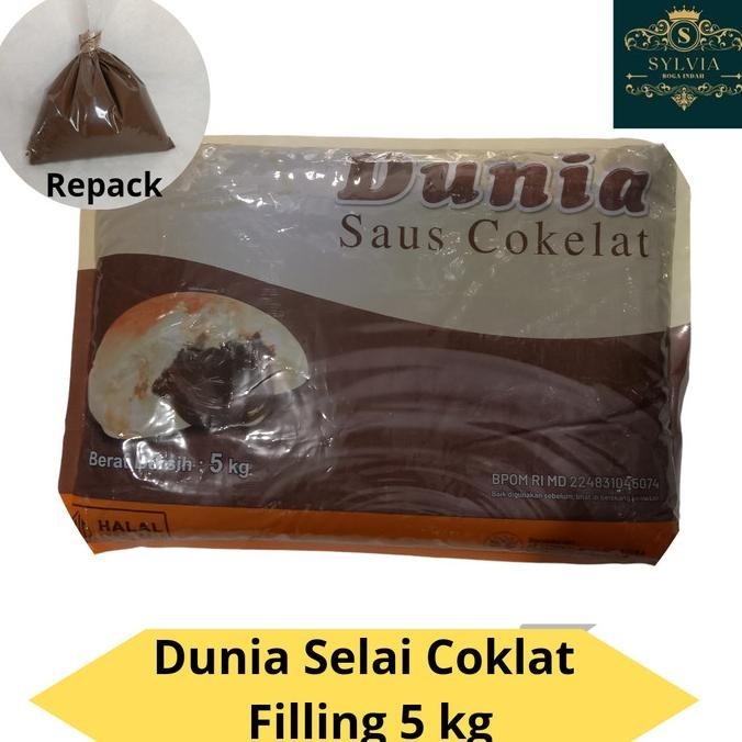 

:=:=:=:=] Selai Coklat Chocolate Filling Dunia Selai Coklat Oles 250 gr Repack