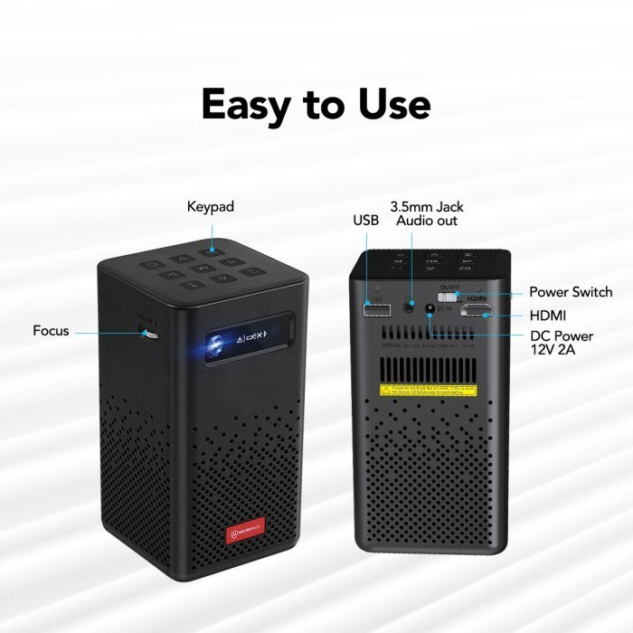 Blueray 4K Projector Mini Proyektor 1080P Micropack Smart Mpj-02