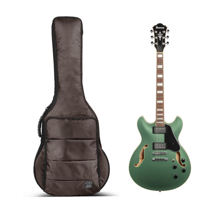 Terbaru Zorc - JMH Tas Gitar Listrik Hollow Body Gigbag Semi Hollow Brown
